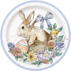 Friendly Bunnies Easter Dinner Plates - 8 PK